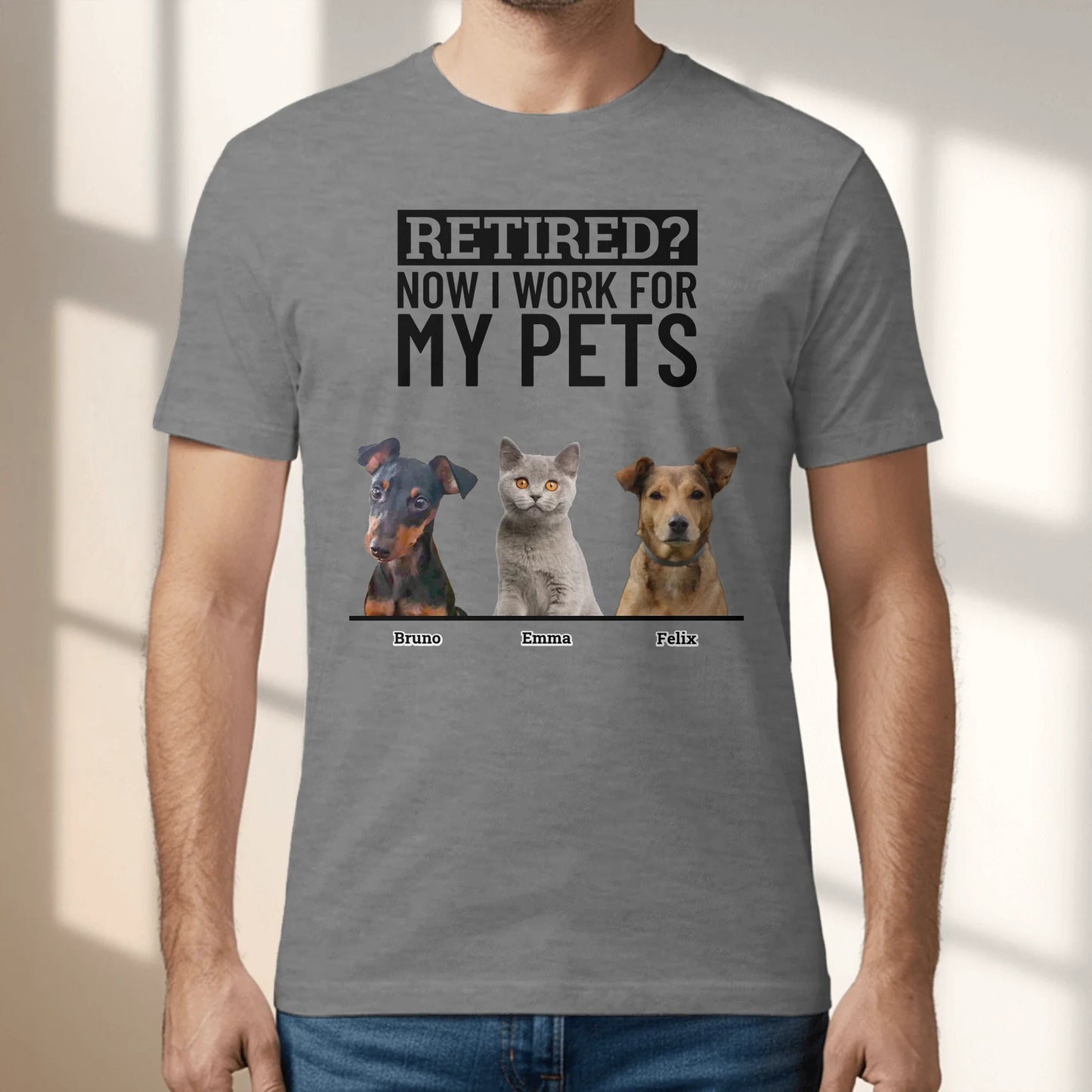 Retired - Personalized T-shirt