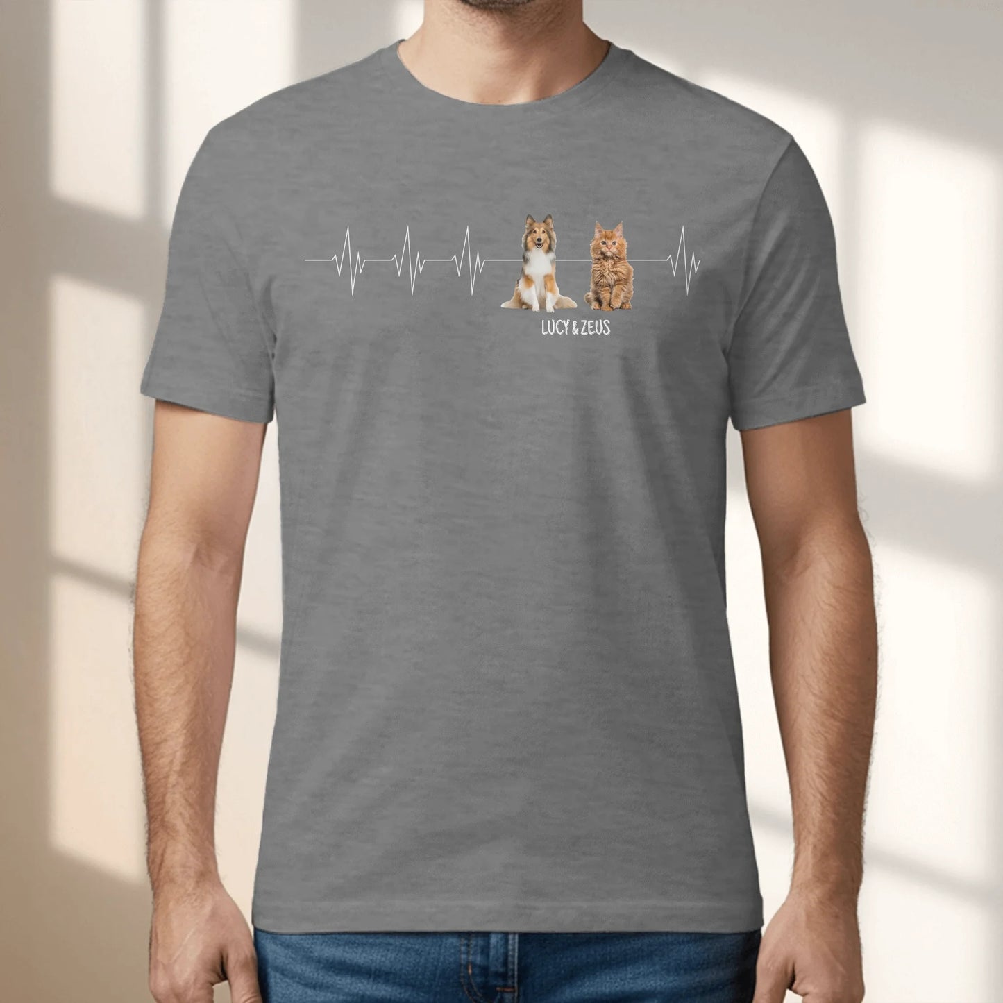 Heartbeat - Personalized T-shirt