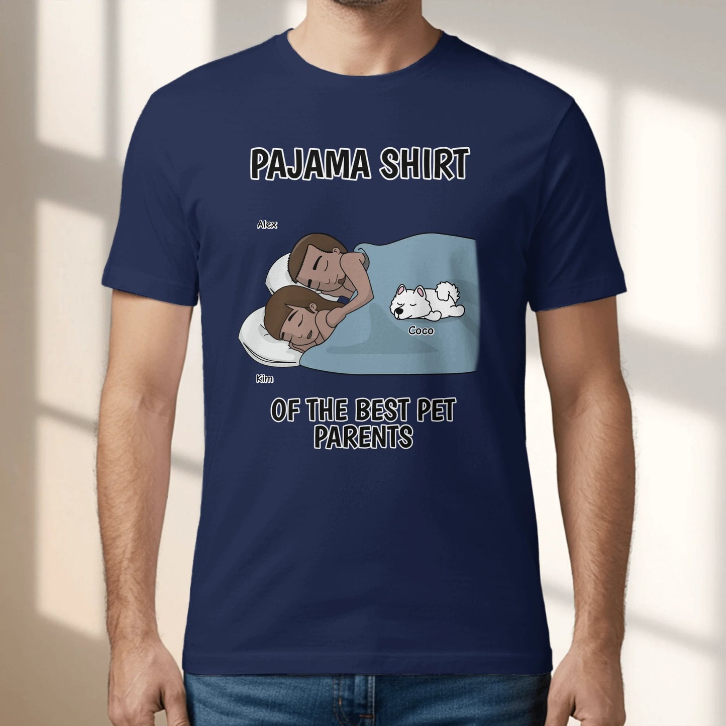 Best pawrents pajama shirt - Personalized T-Shirt