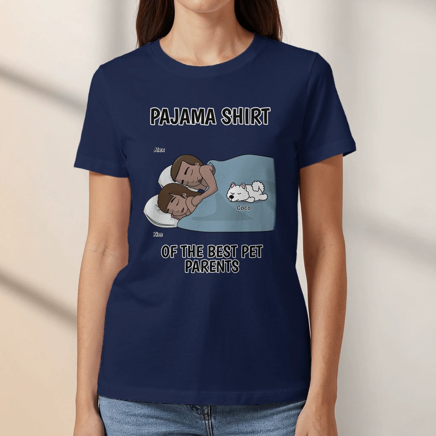 Best pawrents pajama shirt - Personalized T-Shirt