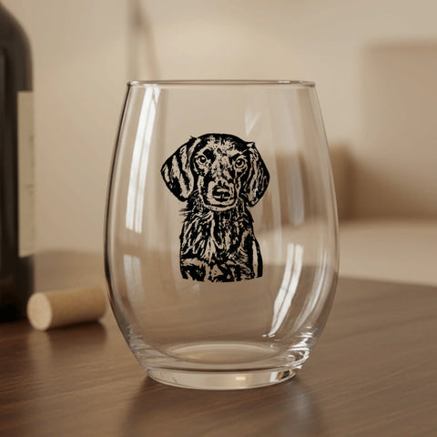 Portrait Sketch -  Personalized Wine Glass - Featured Image