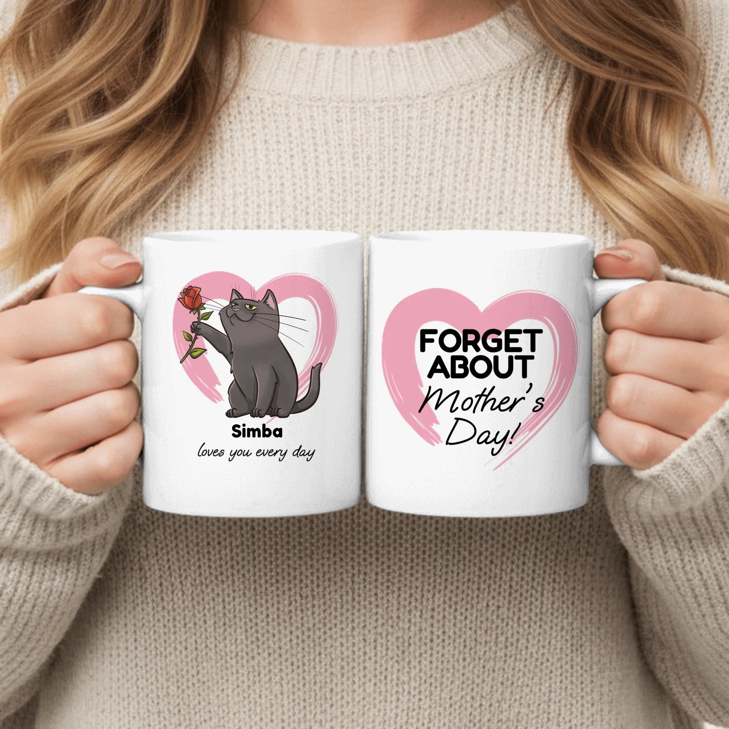 Your cat loves you - Personalized Mug