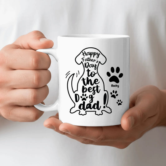 Best dog dad - Personalized Mug