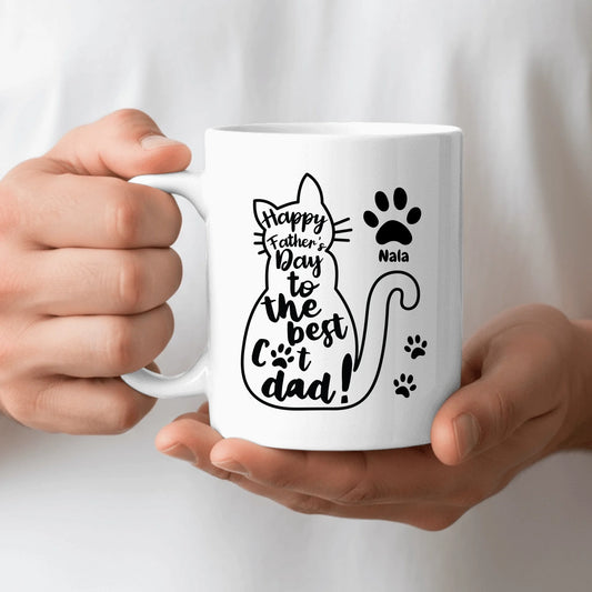 Best cat dad - Personalized Mug