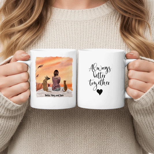 Together with my pet - Personalized Mug
