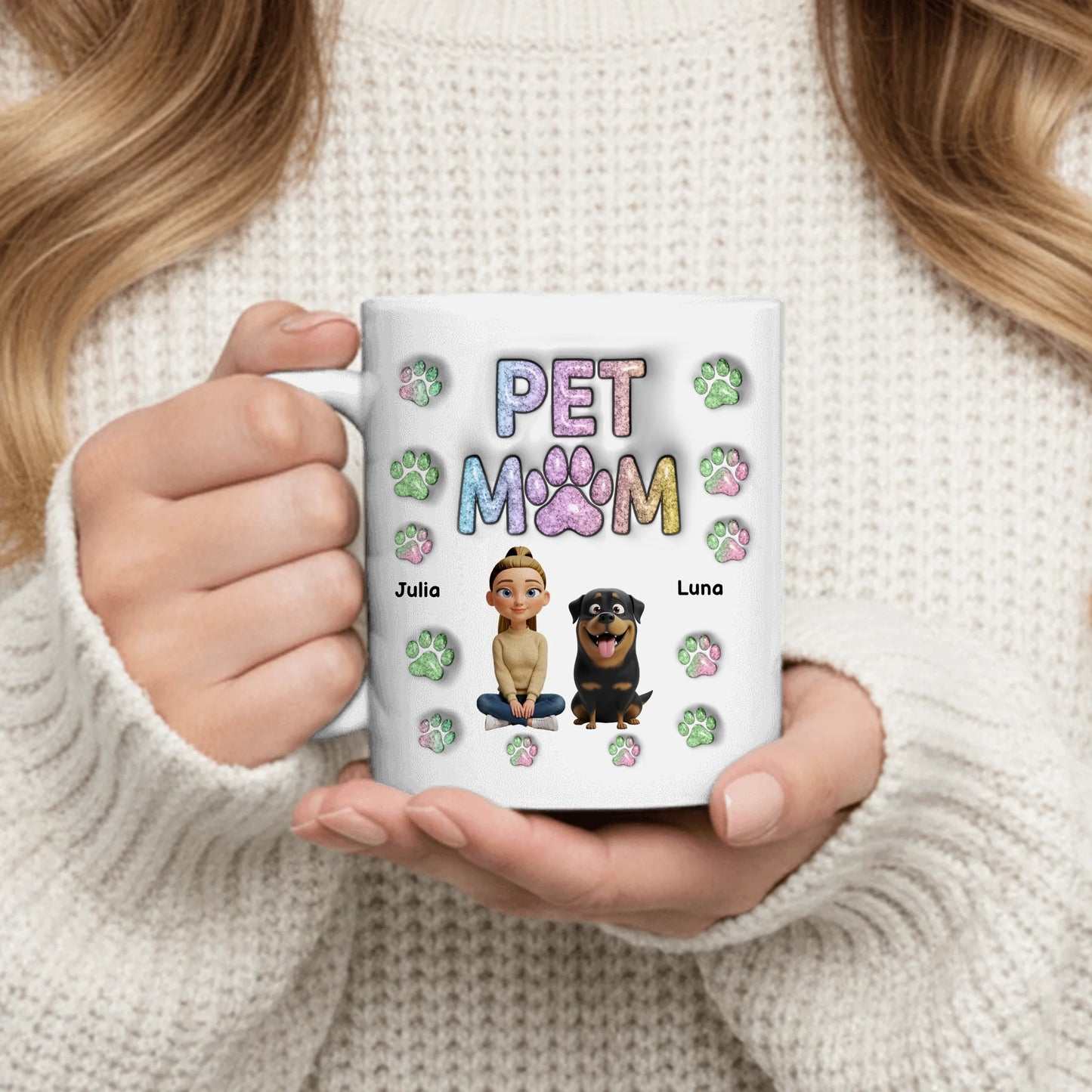 Pet Mom - Personalized Mug
