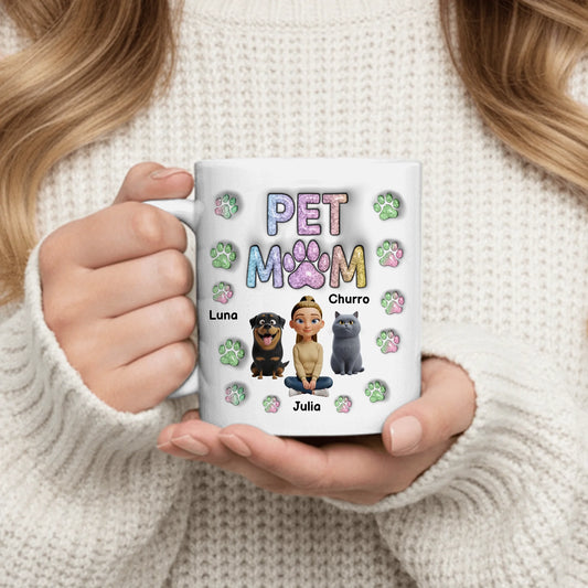 Pet Mom - Personalized Mug