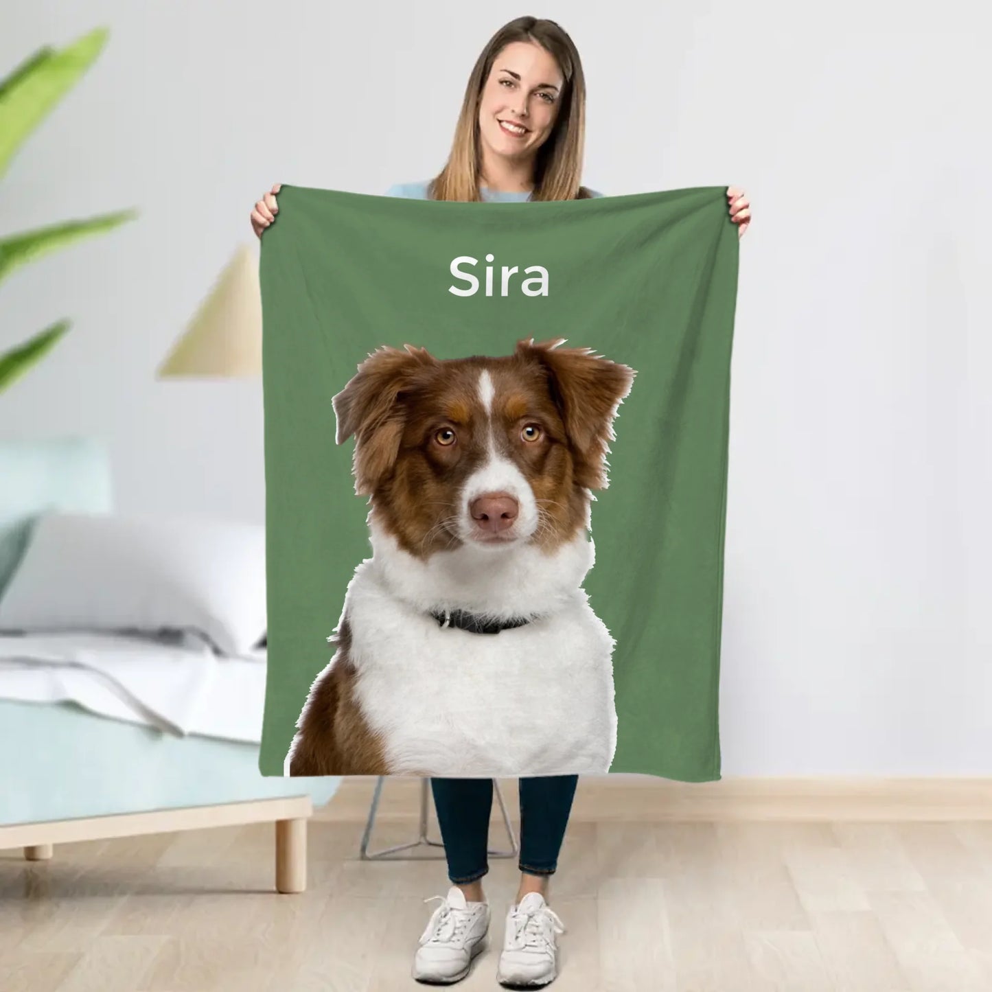 Pet portrait - Personalized Blanket