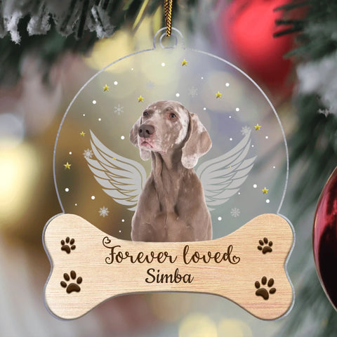 Forever loved - Personalized Acrylic Ornament - Featured Image