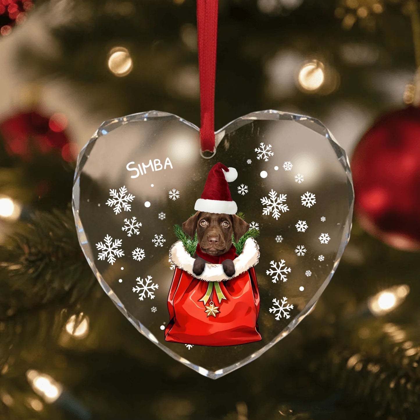 Glass Ornament US SHOP heart