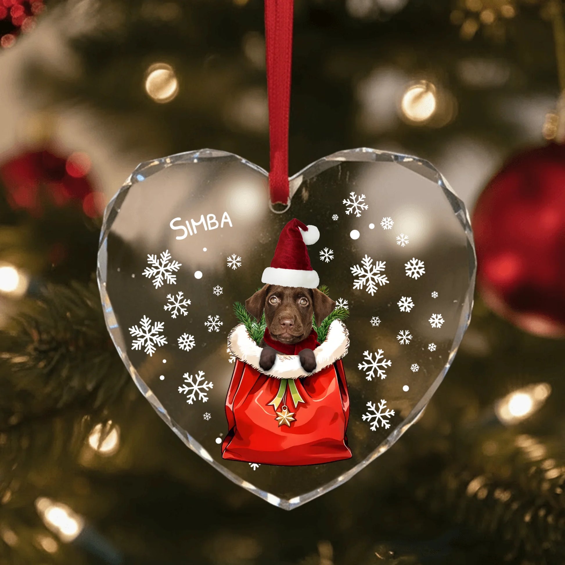 Glass Ornament US SHOP heart