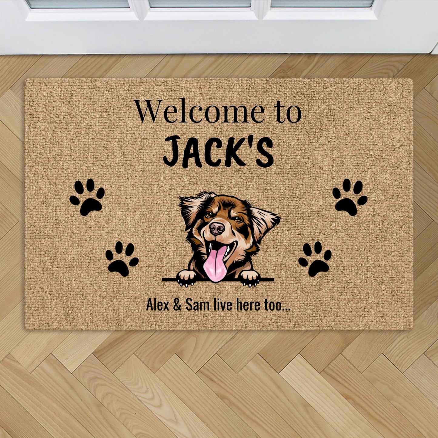 Welcome to - Personalized Doormat