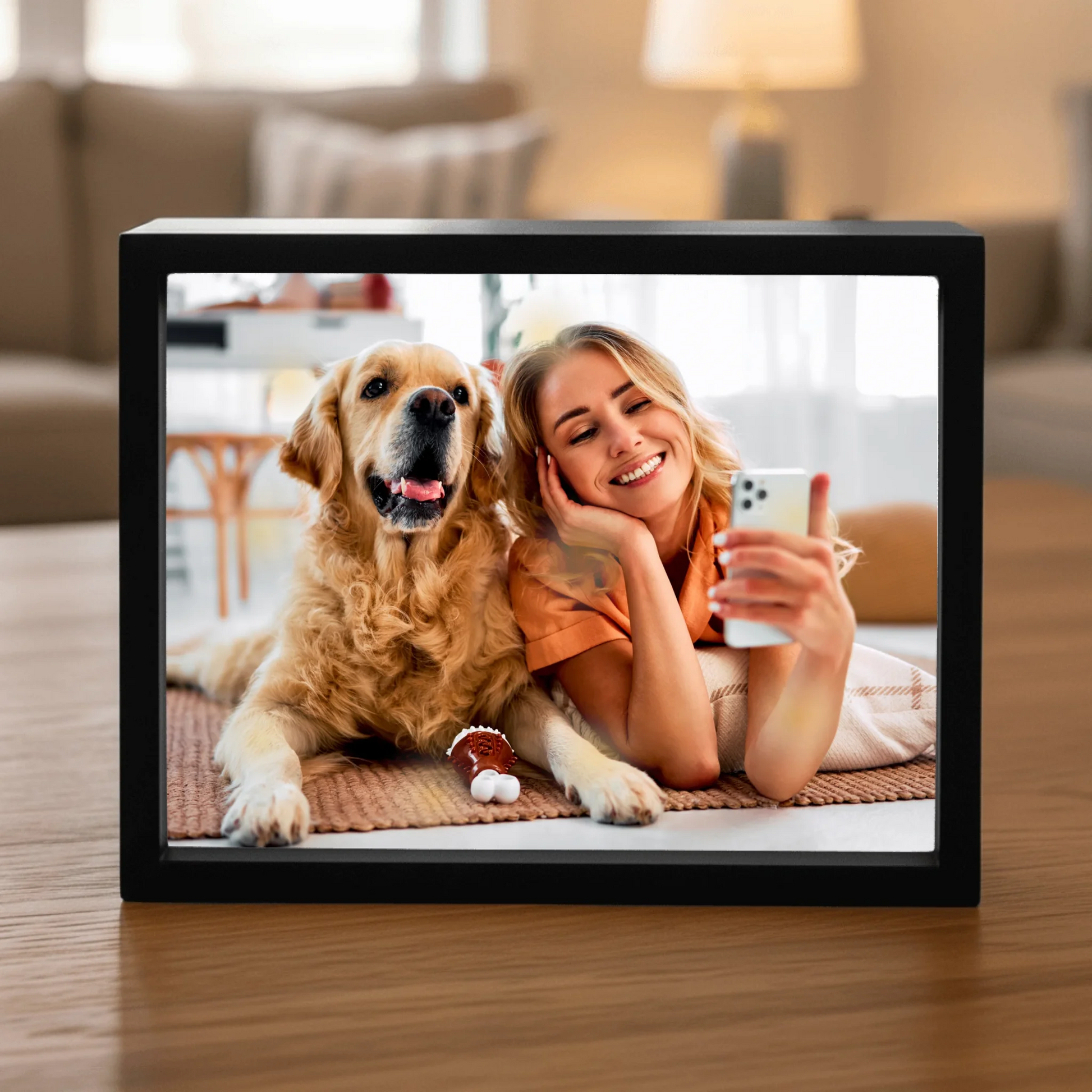 LED Shadow Box SHOP black