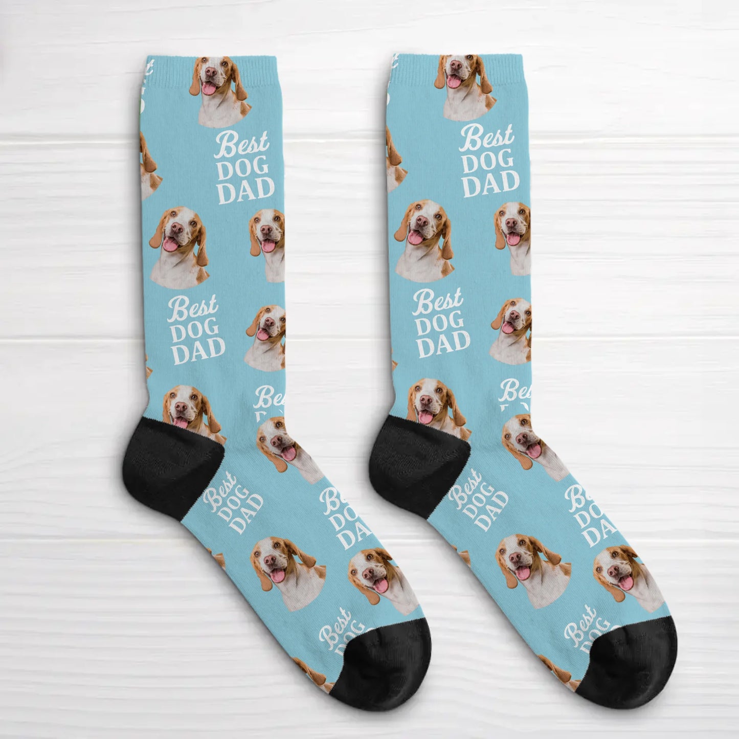 Best Dog Dad - Personalized Socks