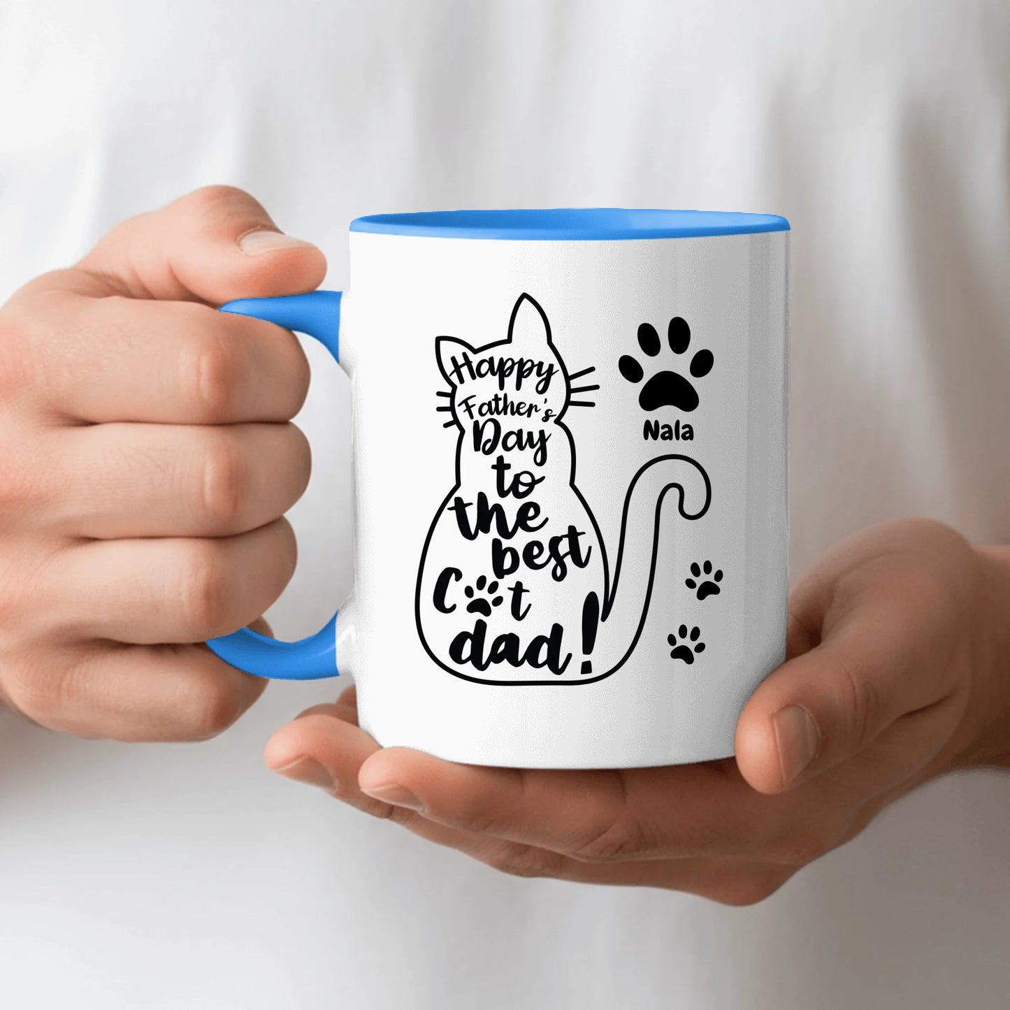 Best cat dad - Personalized Mug