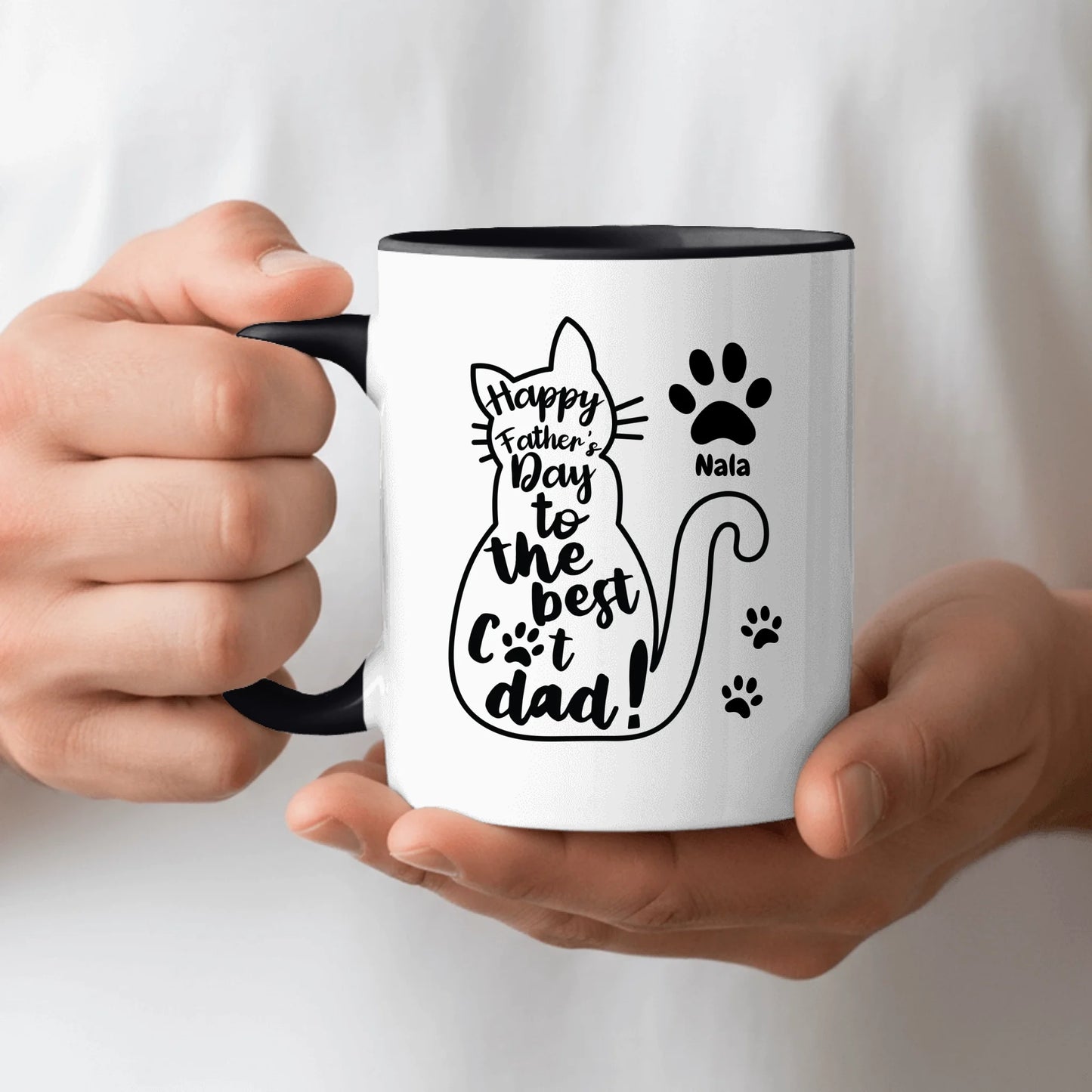 Best cat dad - Personalized Mug
