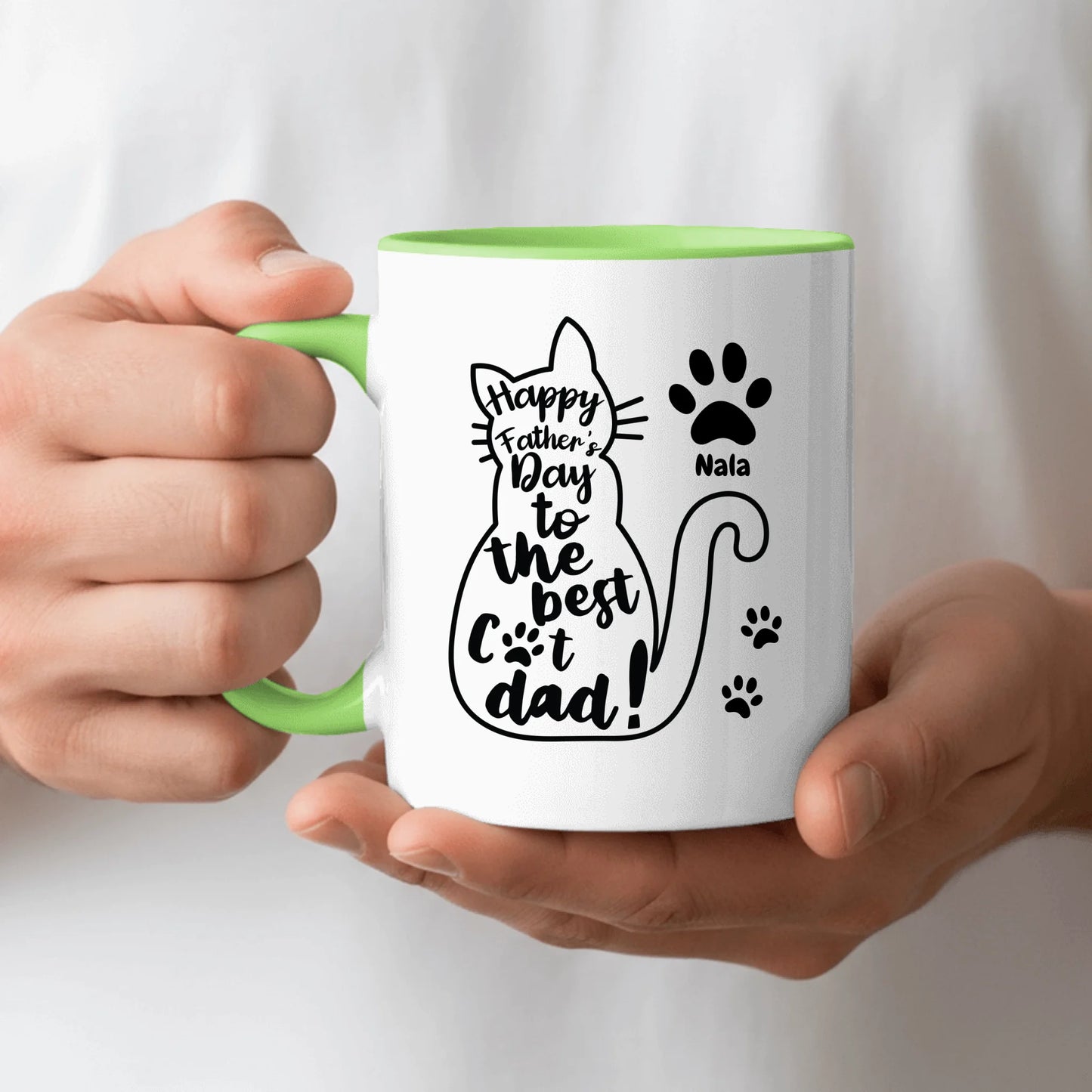 Best cat dad - Personalized Mug