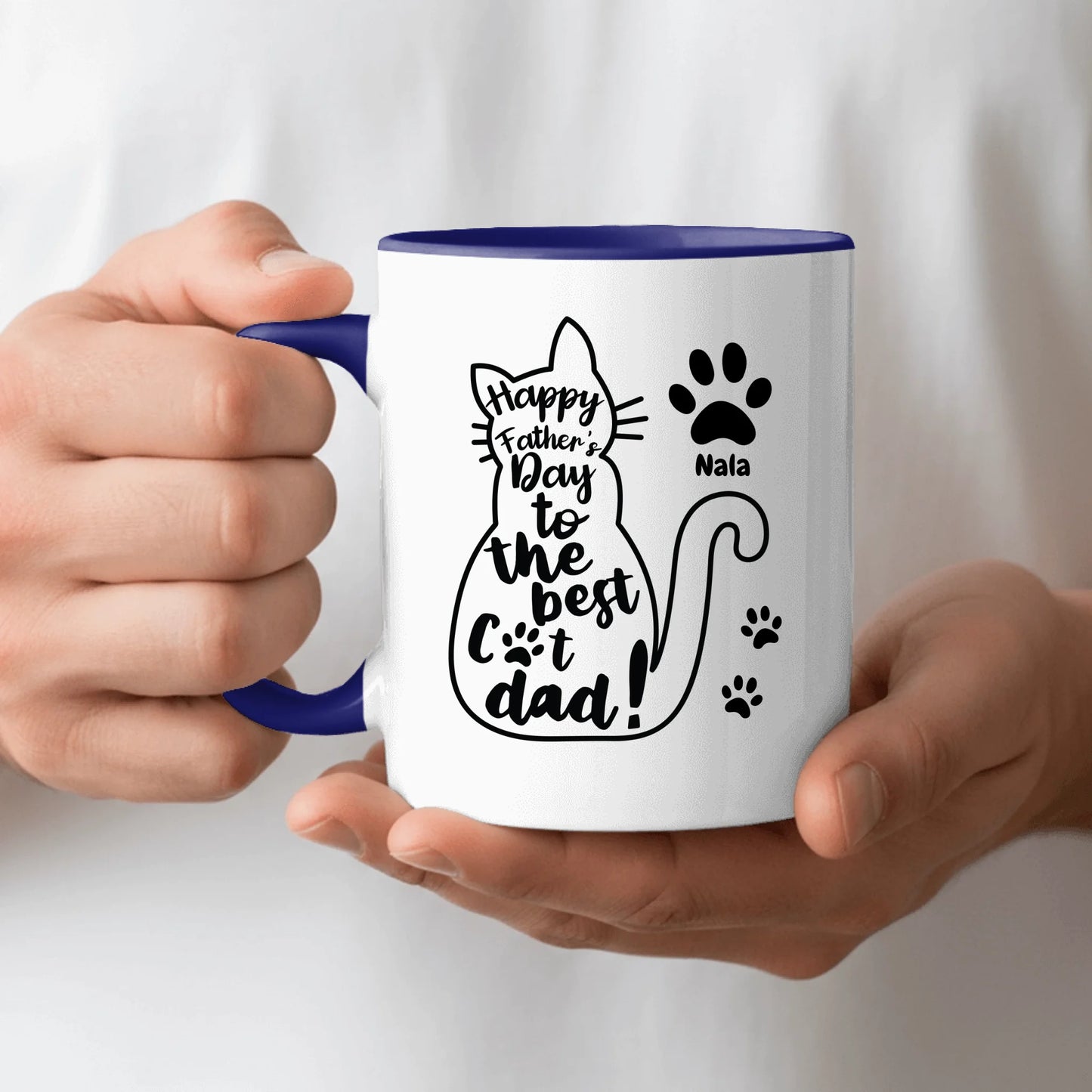 Best cat dad - Personalized Mug