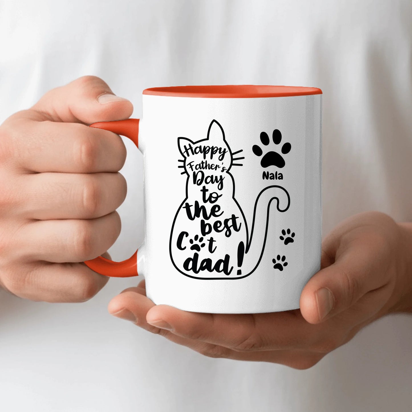 Best cat dad - Personalized Mug