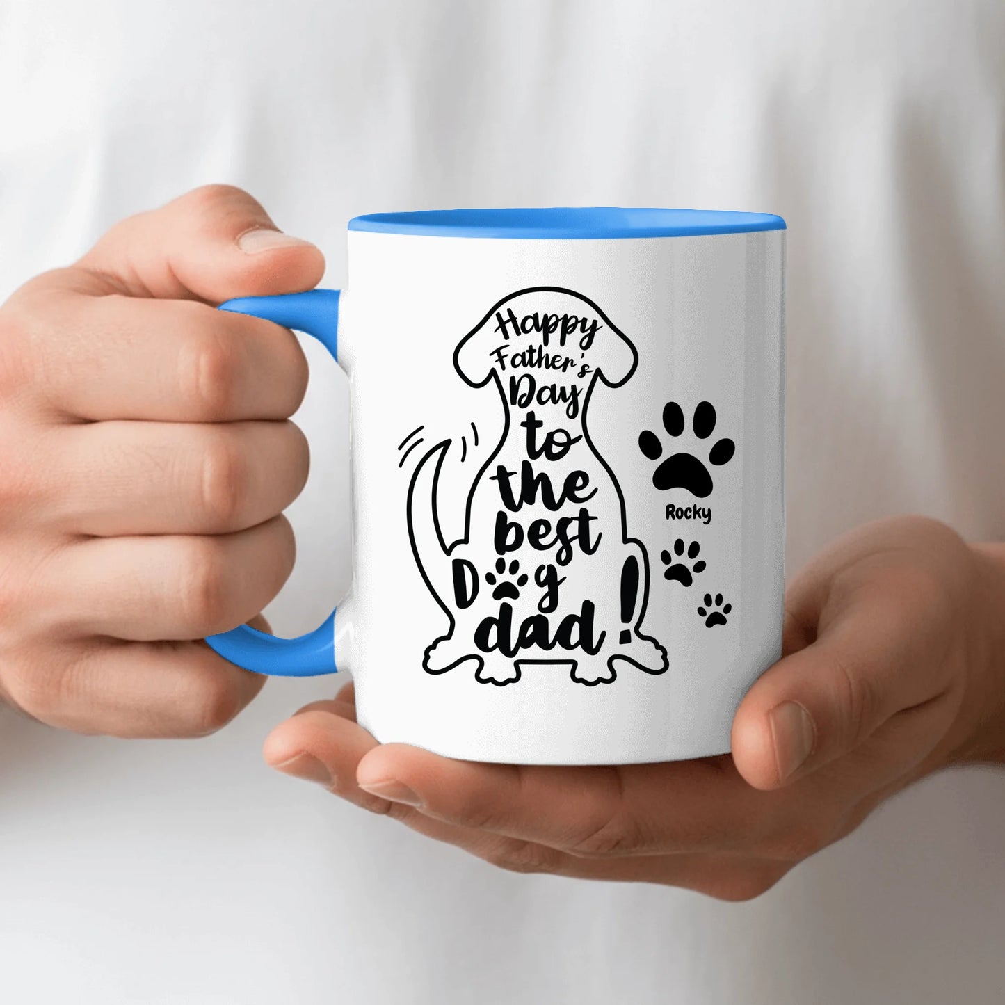 Best dog dad - Personalized Mug