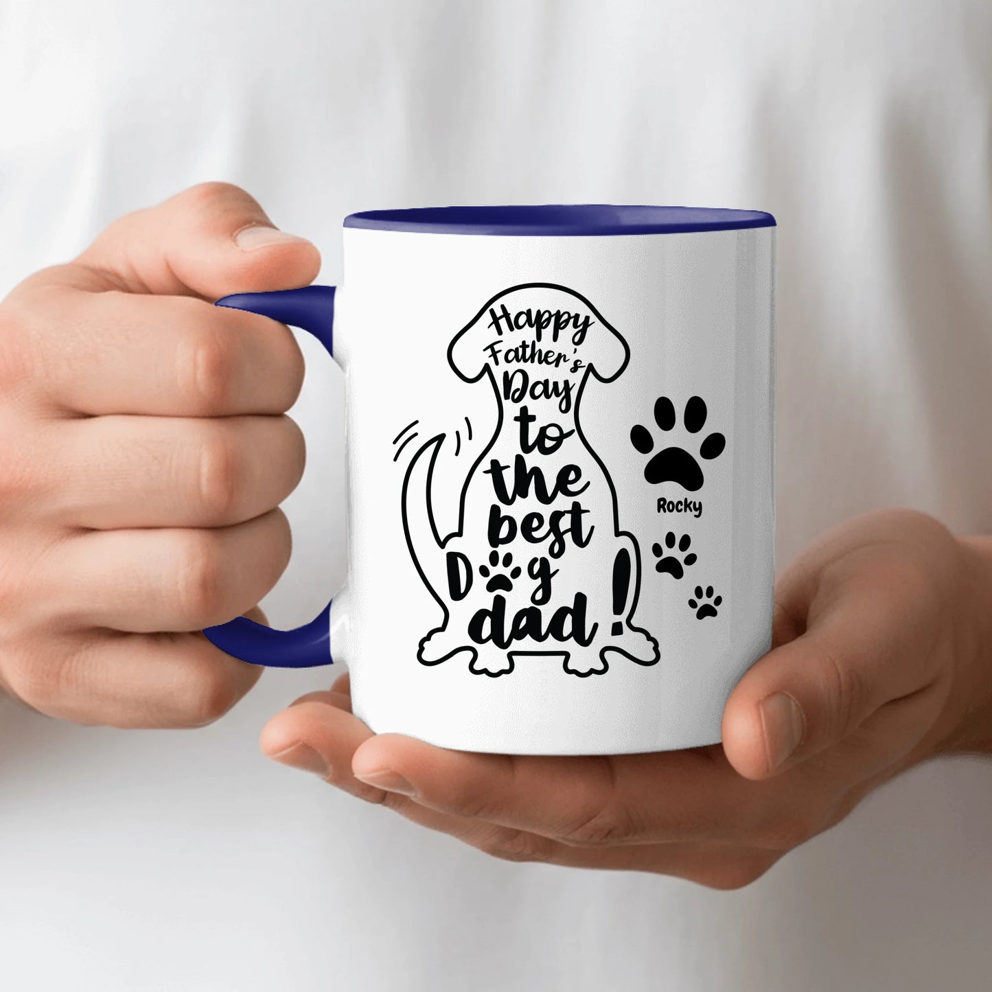 Best dog dad - Personalized Mug