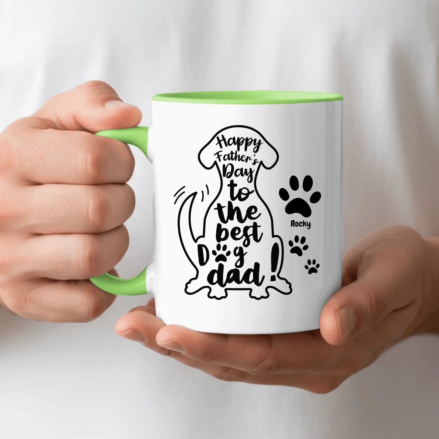 Best dog dad - Personalized Mug