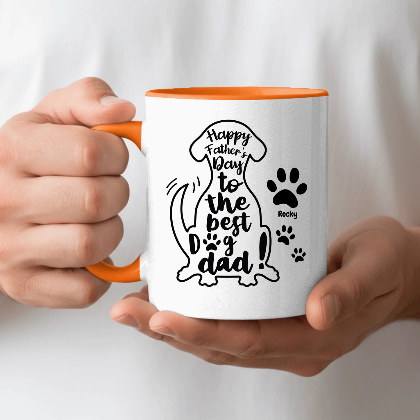 Best dog dad - Personalized Mug