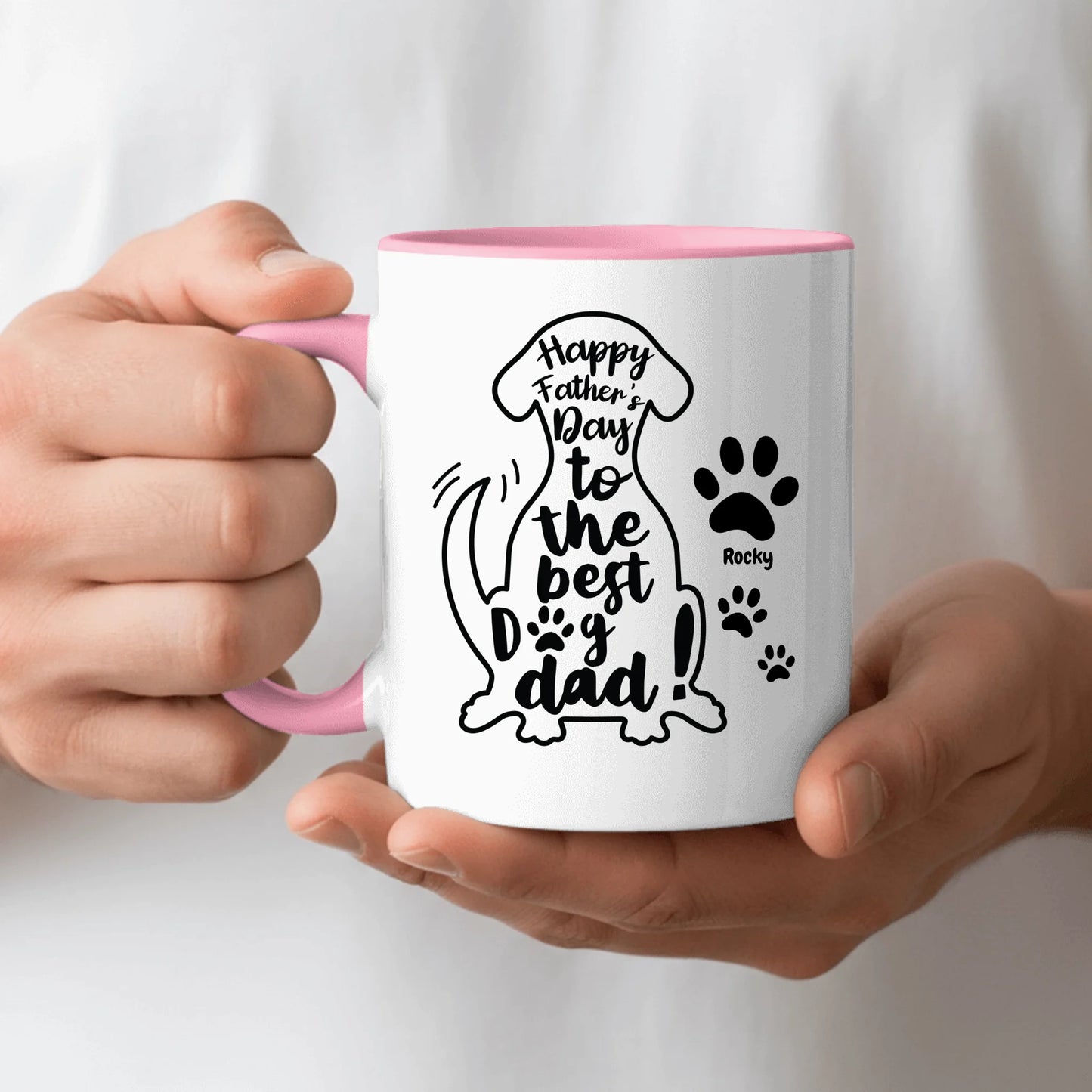 Best dog dad - Personalized Mug
