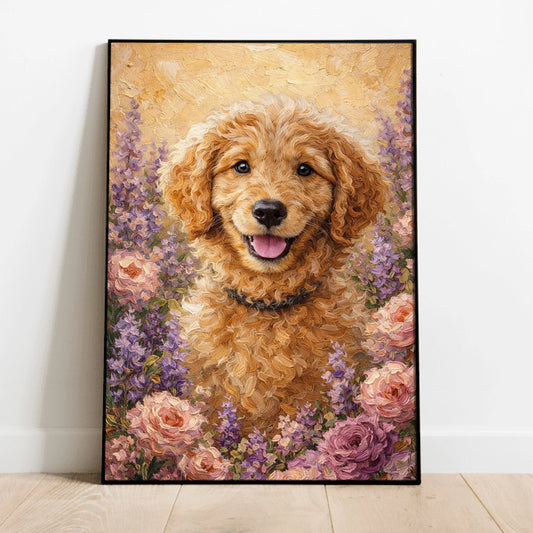 Golden Bloom - Personalized Poster