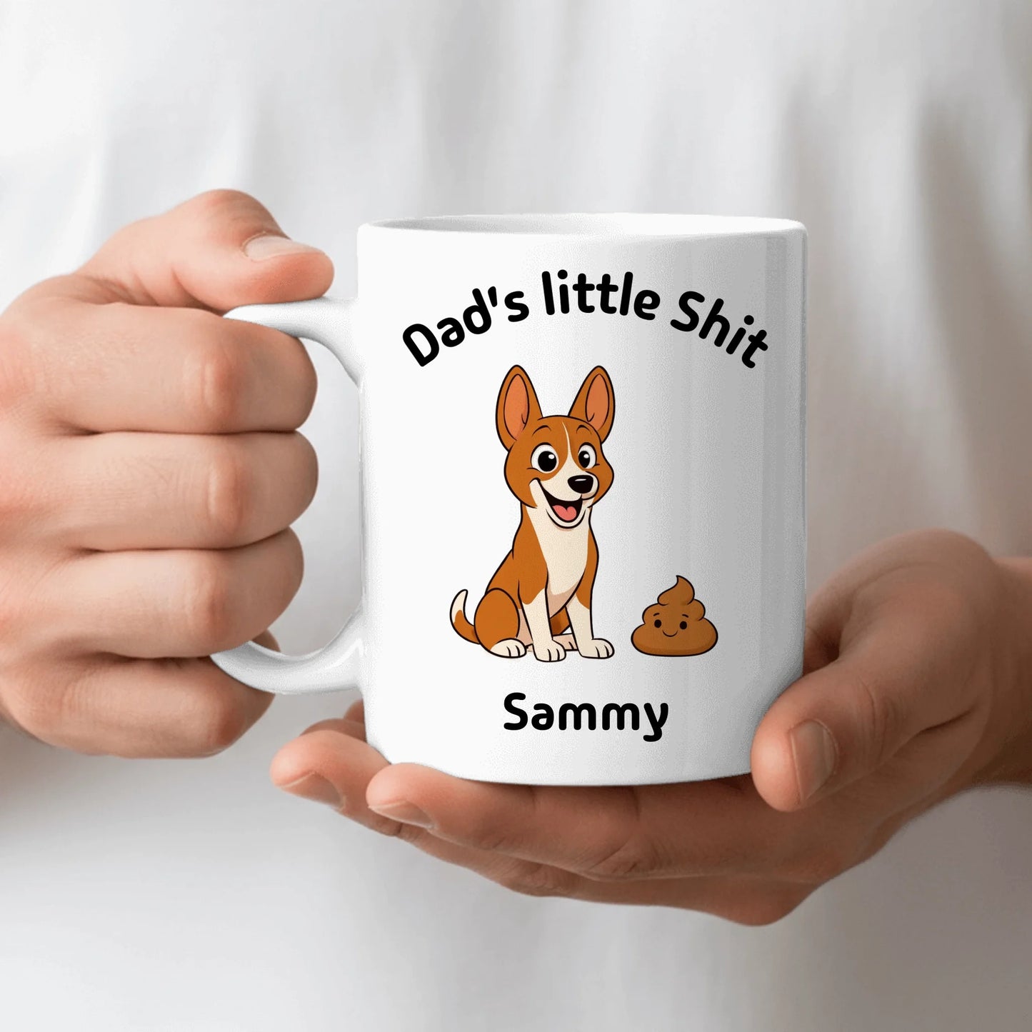 Personalized Mug - Dad's little Shit