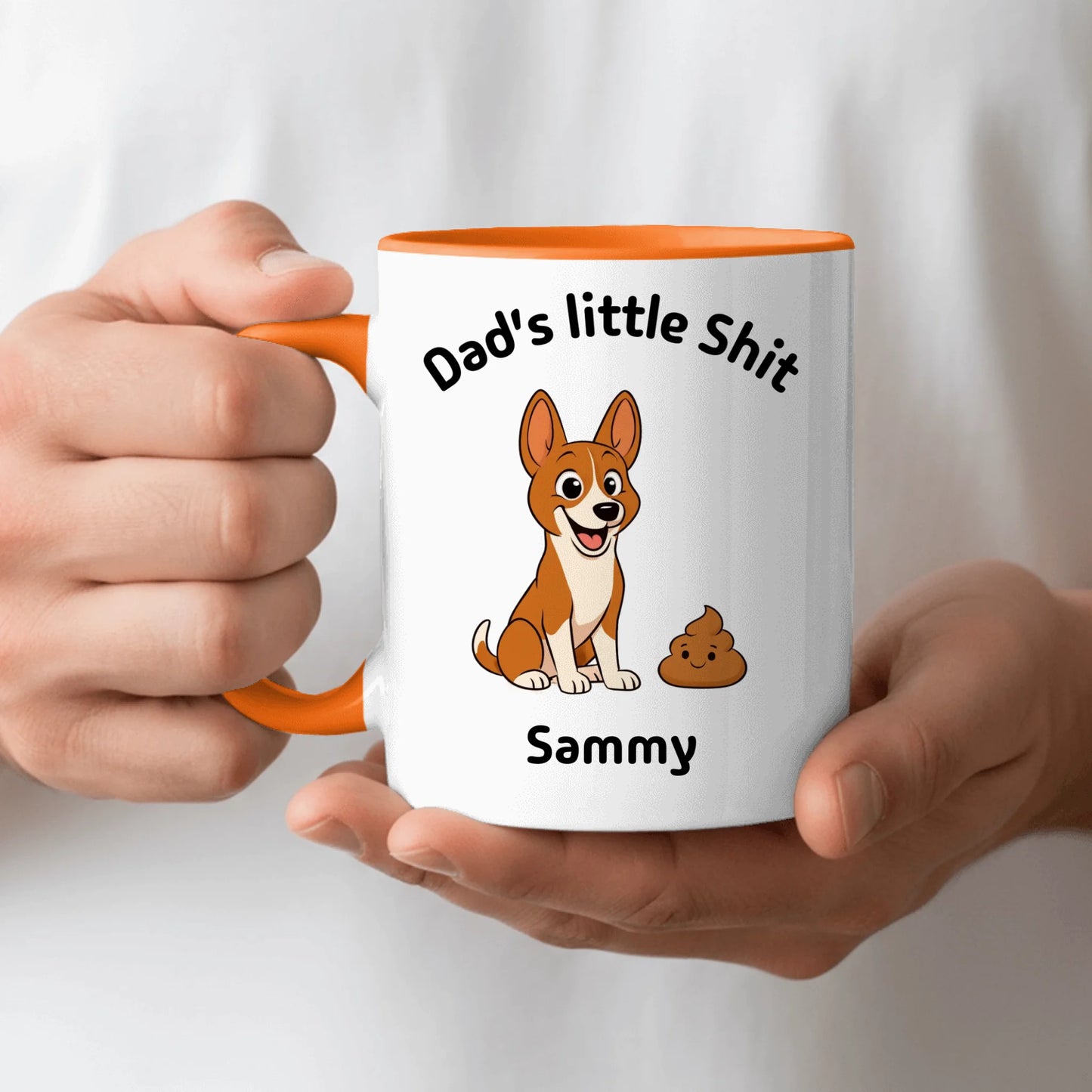 Personalized Mug - Dad's little Shit