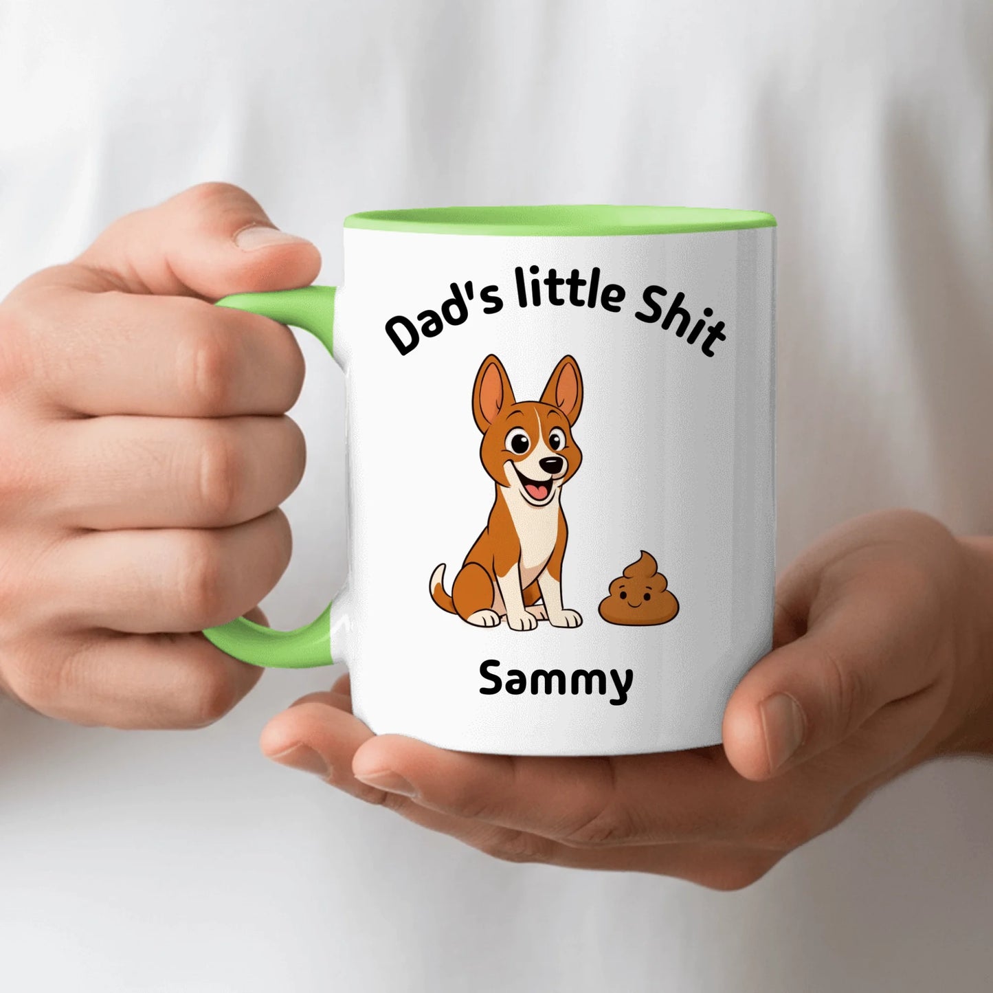 Personalized Mug - Dad's little Shit