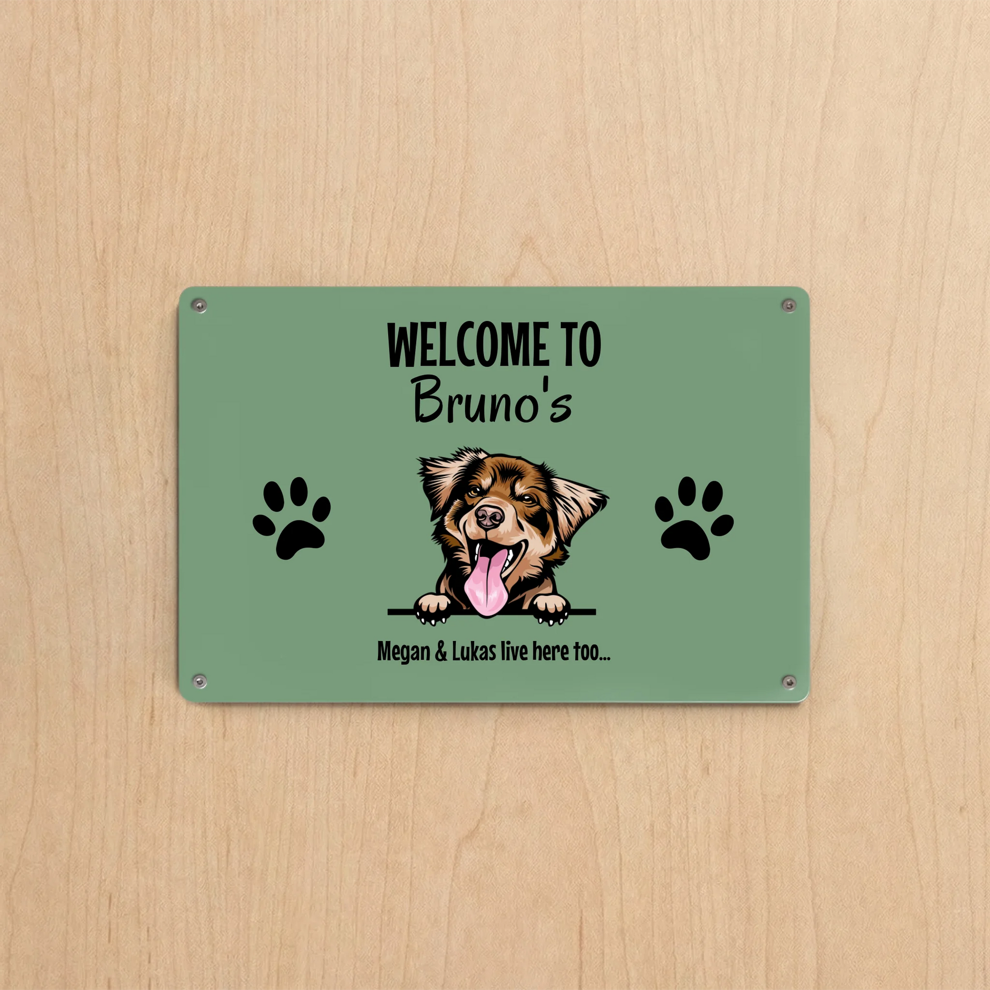 Dooor sign US SHOP horizontal