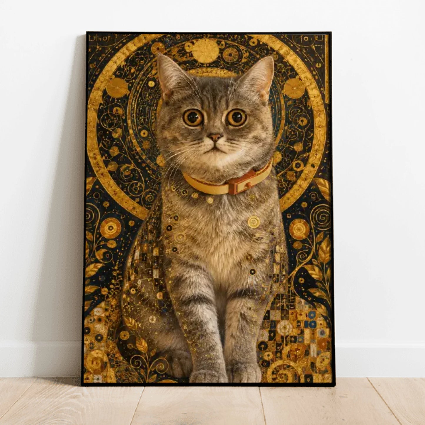 Golden Pet (Klimt Style) - Personalized Poster