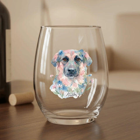Watercolor - Personalized Wine Glass - Featured Image