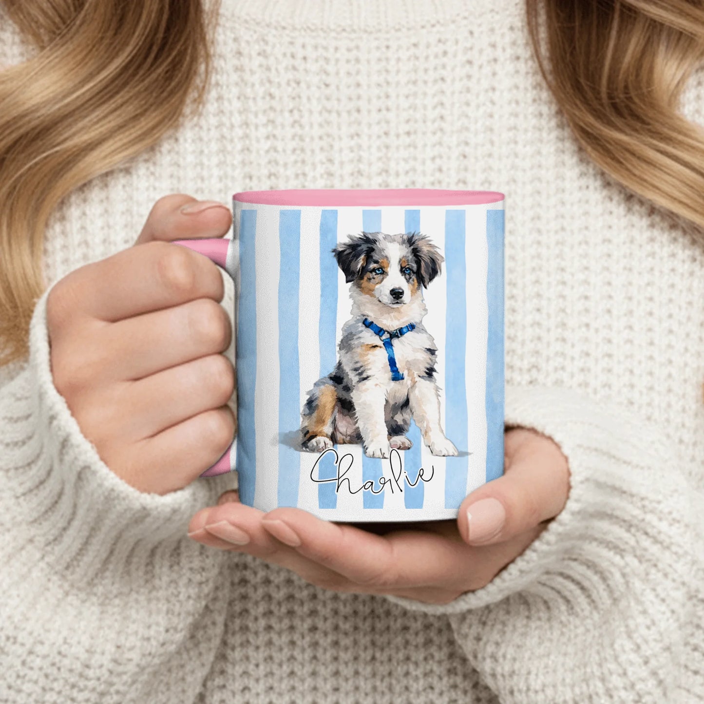 Watercolor Pet Portrait - Personalized Mug