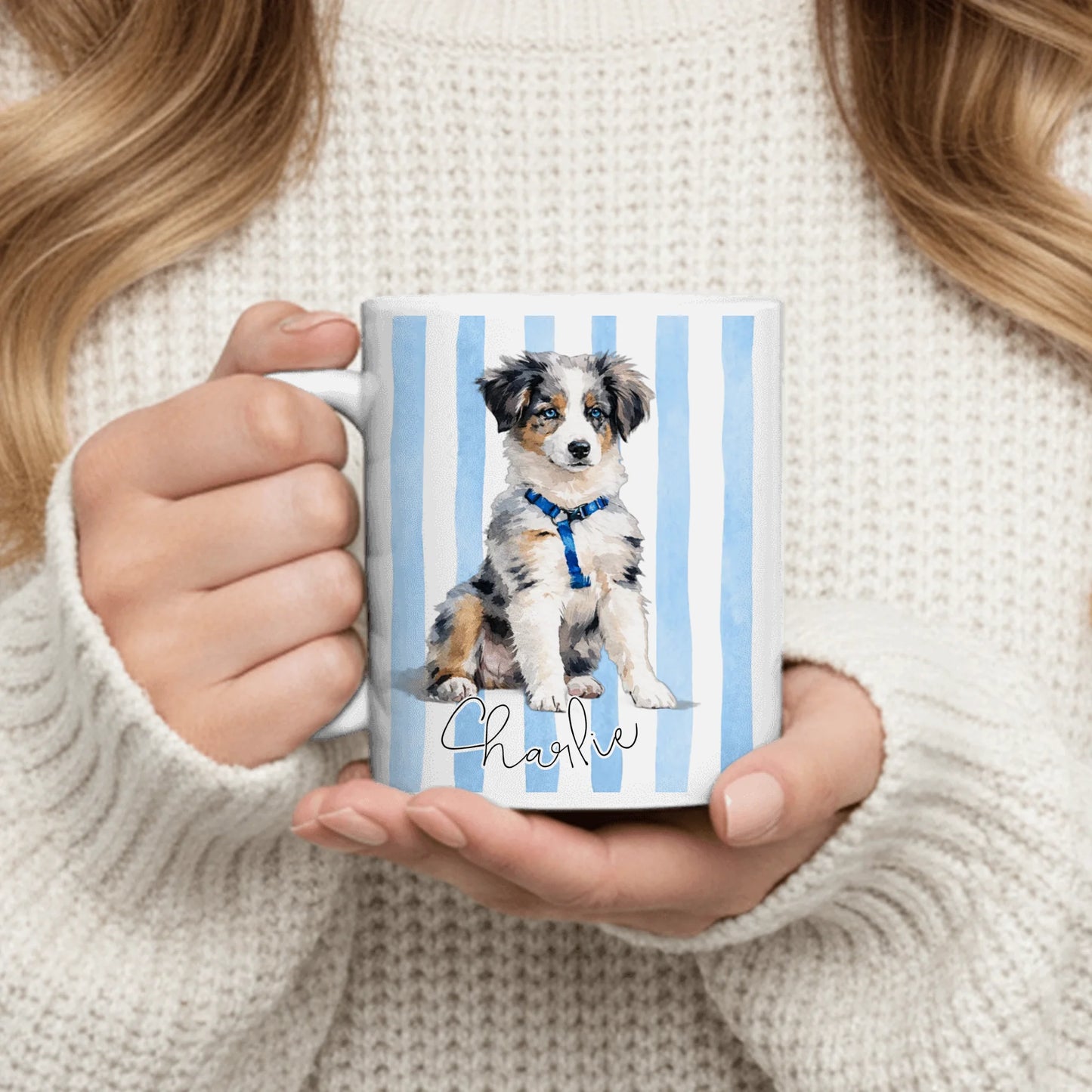 Watercolor Pet Portrait - Personalized Mug