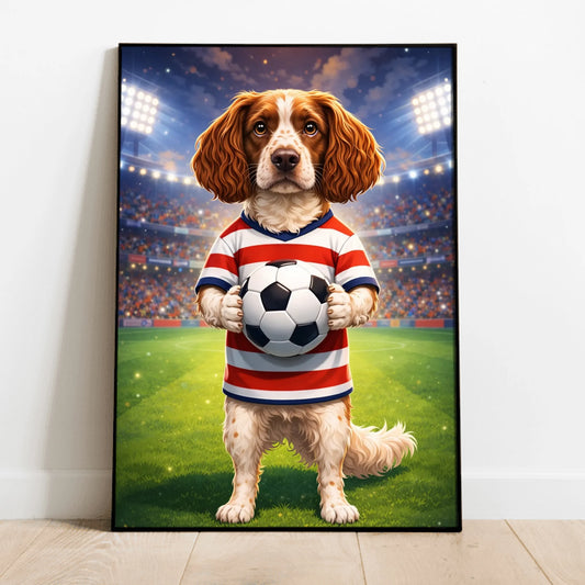 Soccer Pet Cartoon - Personalized Poster