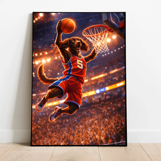Dunking Pet - Personalized Poster