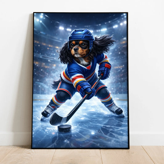 Hockey Pet Shot - Personalized Poster