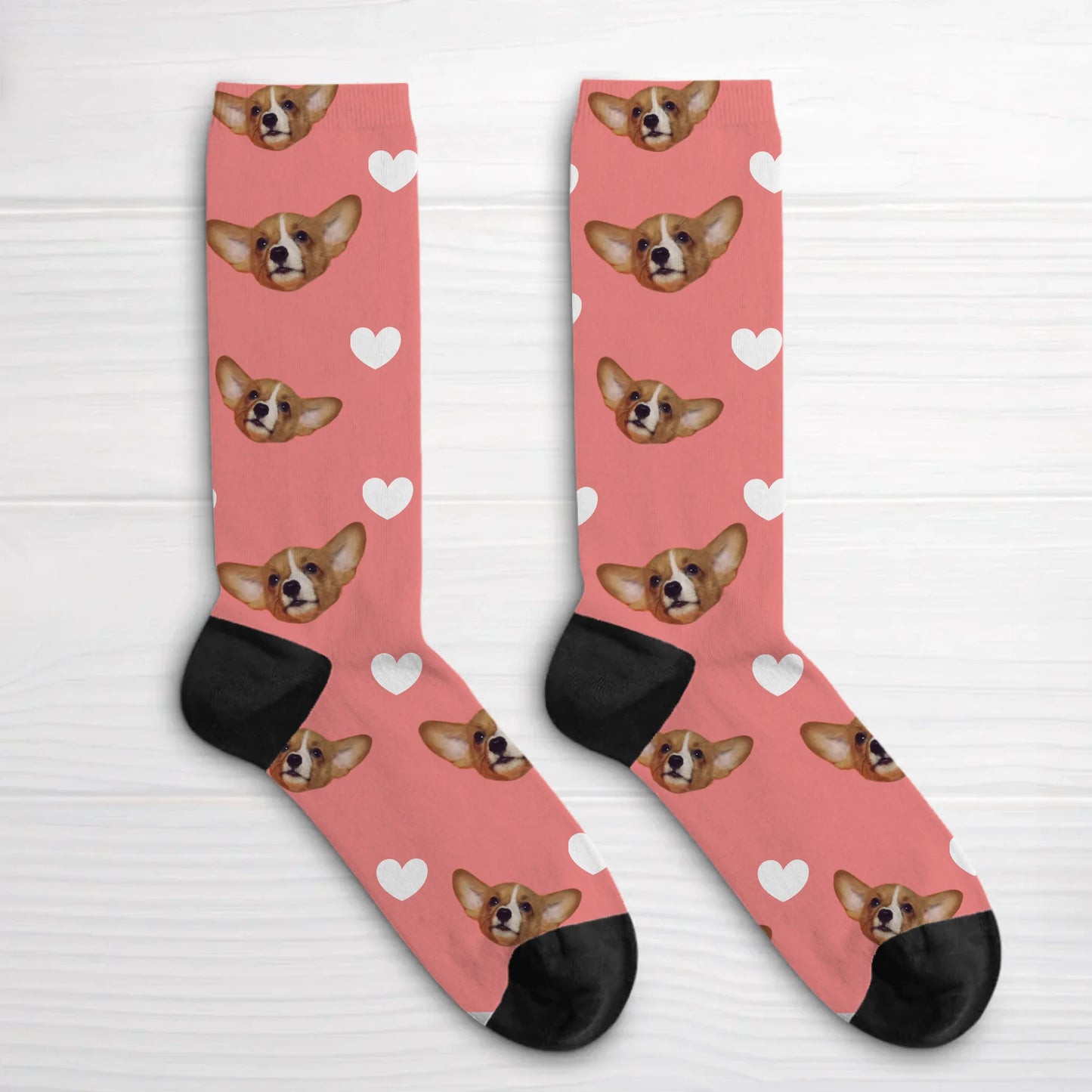 Heart pattern - Personalized Socks