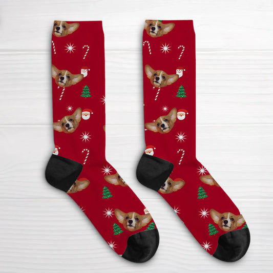 Personalized Socks - Your photo (Christmas Edition)