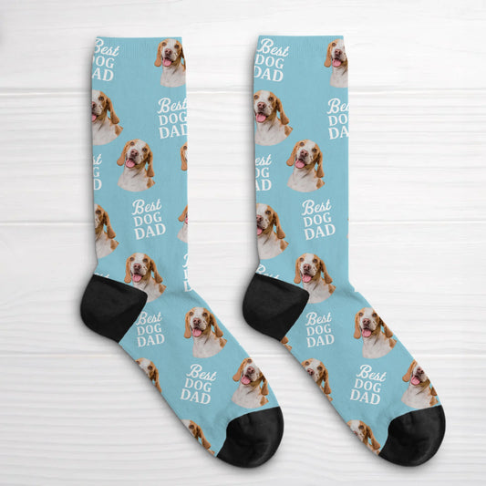Best Dog Dad - Personalized Socks