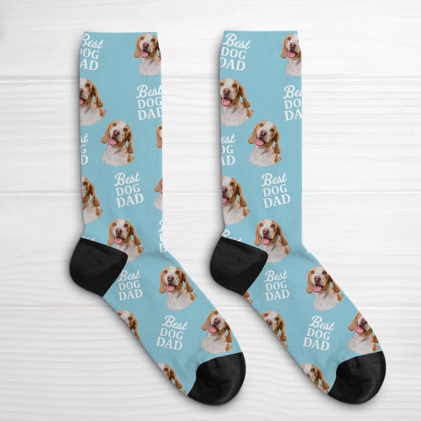 Best Dog Dad - Personalized Socks