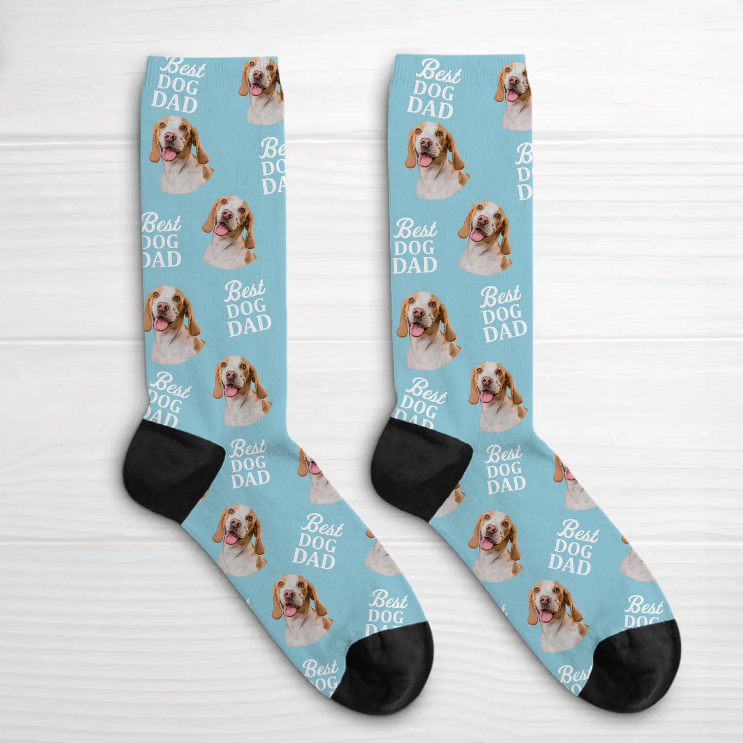 Best Dog Dad - Personalized Socks