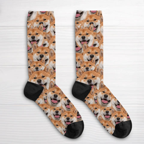 Wild photo pattern - Personalized Socks - Featured Image