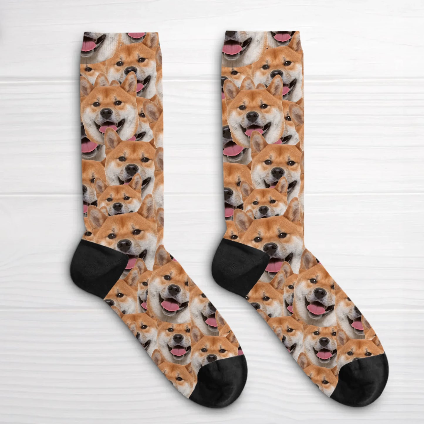 Wild photo pattern - Personalized Socks