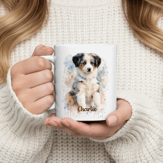 Watercolor Realistic Portrait  - Personalized Mug