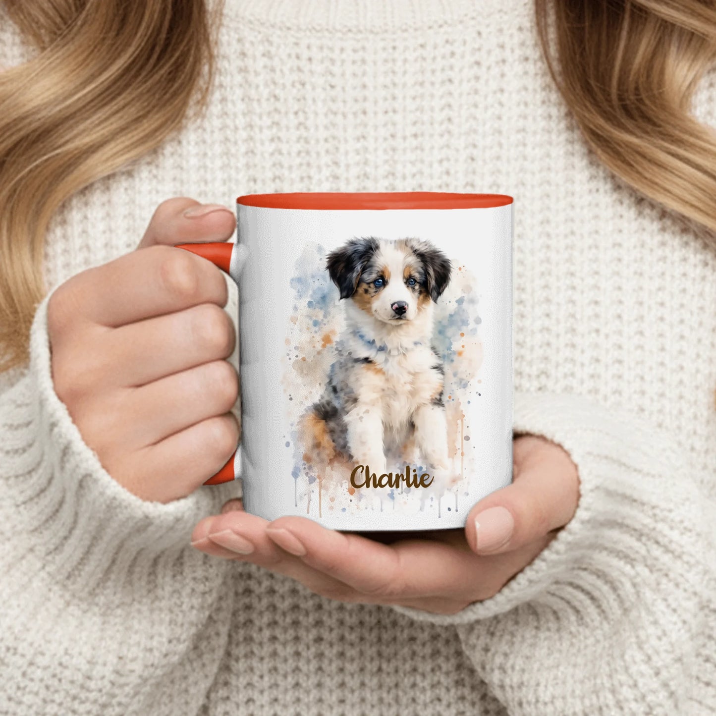 Watercolor Realistic Portrait  - Personalized Mug