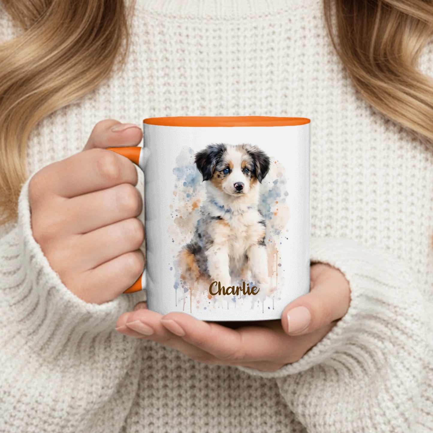 Watercolor Realistic Portrait  - Personalized Mug